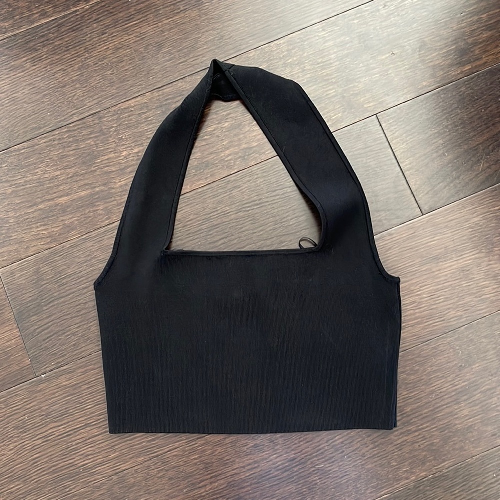 Zara Halter Cropped Tank